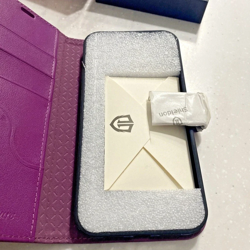 SHIELDON Wallet Case iPhone 14 Pro Max 6.7